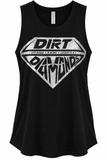 BLING DIAMOND LOGO MUSCLE TANK