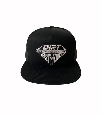 OFF-ROAD, RACING, LIFESTYLE DIAMOND SNAPBACK HAT (BLACK)