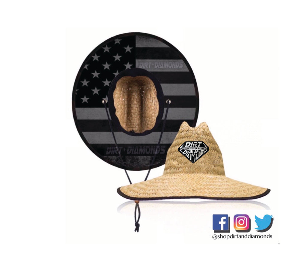 DIRT + DIAMONDS- UV-UNDER BRIM STRAW HAT – Dirt + Diamonds