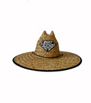 RHINESTONE DIRT + DIAMONDS- UV-UNDER BRIM STRAW HAT