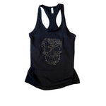 SKULL TANK IN BLACK