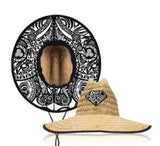 DIRT + DIAMONDS- UV-UNDER BRIM STRAW HAT