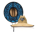 DIRT + DIAMONDS- UV-UNDER BRIM STRAW HAT