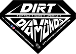 BLACK AND WHITE DIRT + DIAMONDS STICKER