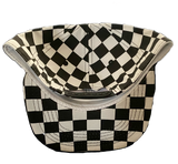 Kids Jr. Checkered black SnapBack bill
