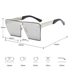 DIAMOND OVERSIZED SUNGLASSES