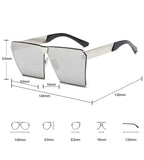 DIAMOND OVERSIZED SUNGLASSES