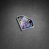 DIRT + DIAMONDS BLING STICKER